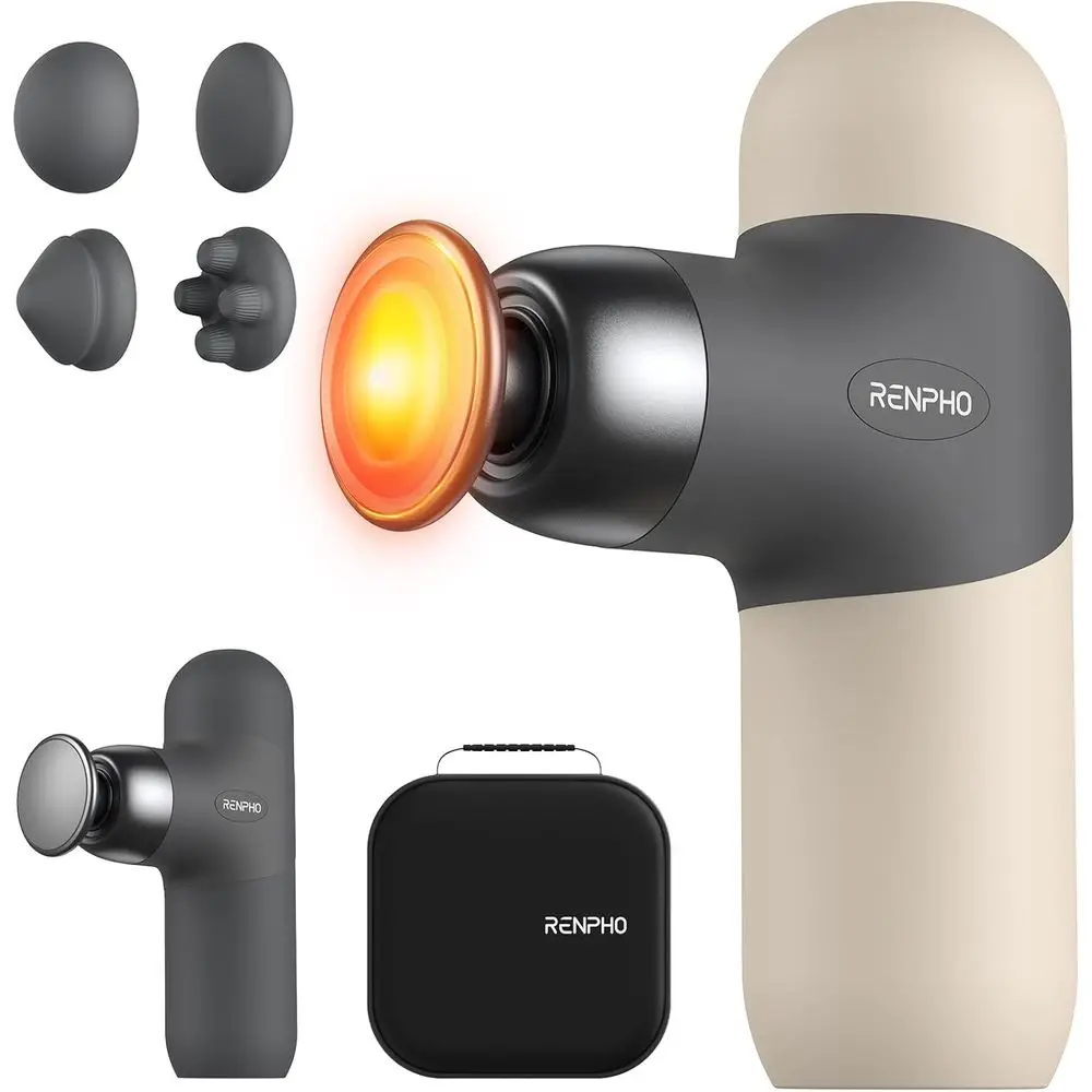 ปืนนวดขนาดเล็กแบบใช้ความร้อน พร้อมคุณสมบัติ HSA เหมาะสำหรับเป็นของขวัญวันวาเลนไทน์ วันเกิด หรือสำหรับผู้หญิง ผู้ชาย นวดเนื้อเยื่อชั้นลึกแบบพกพา