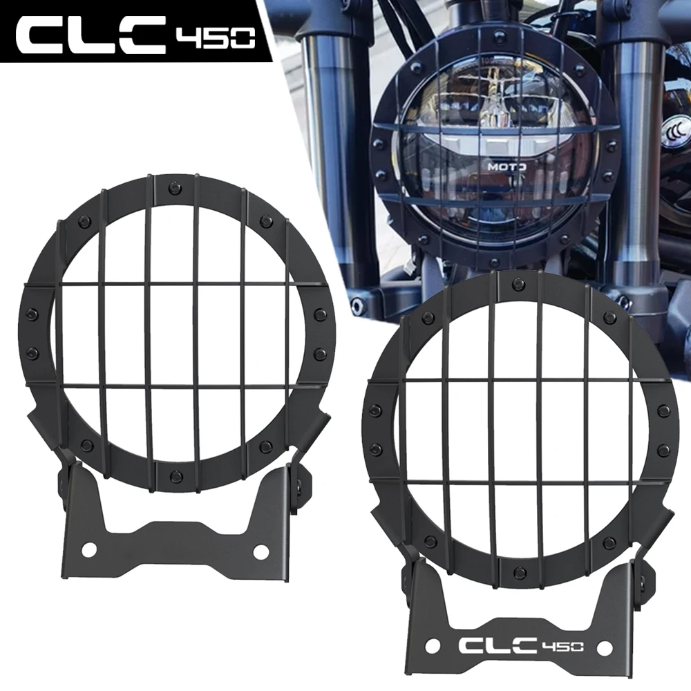 2024 Motorcycle Front Headlight Grille Guard Lense Cover Protector For CFMOTO CF MOTO 450CL-C 450CLC CLC450 CLC 450 Bobber 2023 