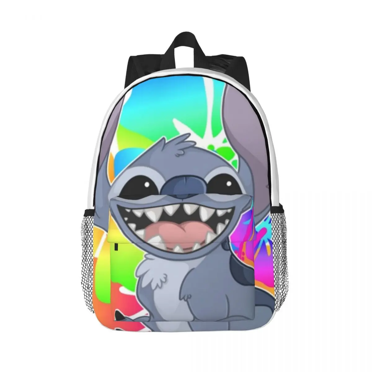 

Disney Stitch 15-Inch Waterproof Backpack - Lightweight Travel Bag with Multiple Pockets for Organization