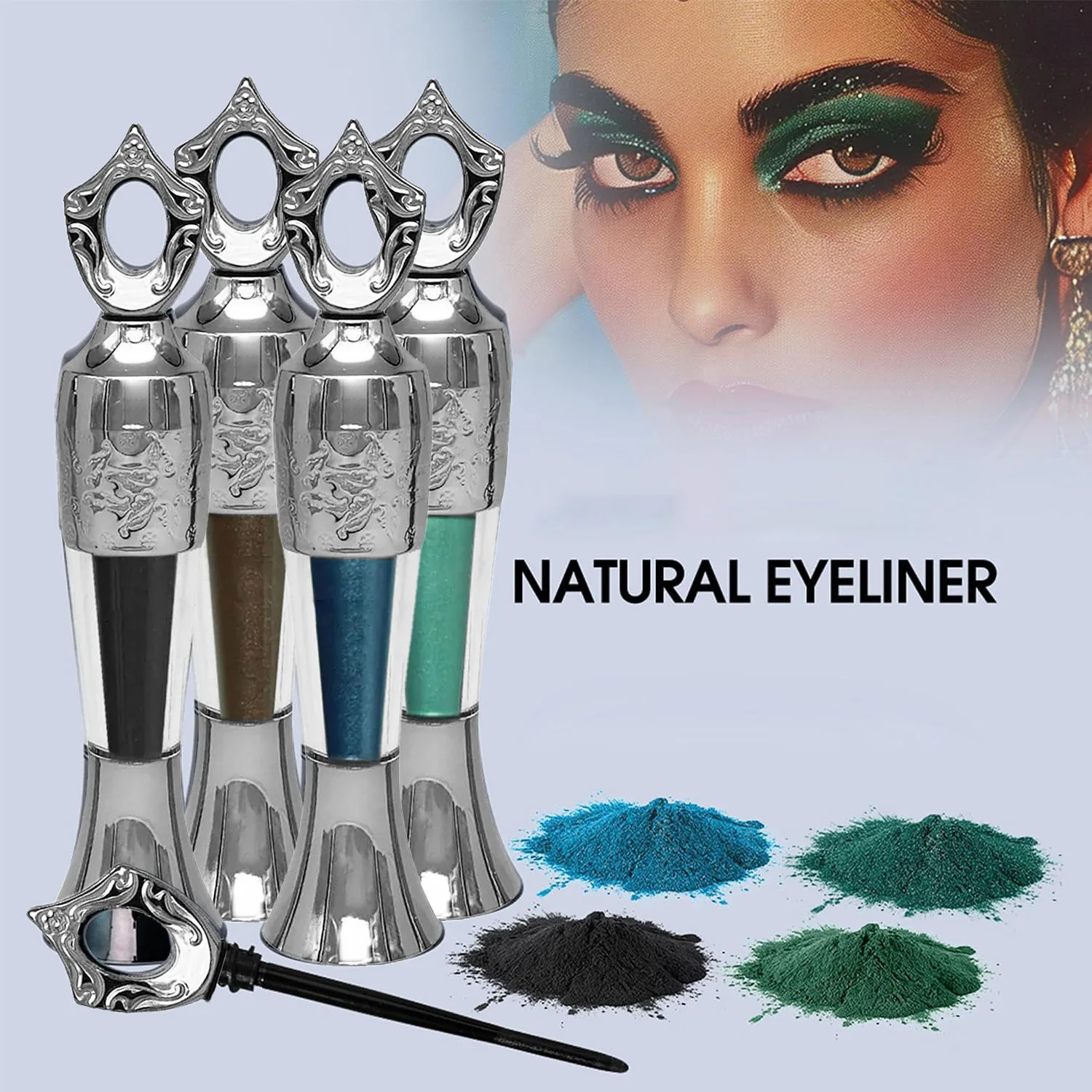 4 Colors Eyeliner Pencil Set Smooth Glide Natural Pigment Long Lasting Moisturizing Comfortable Easy Draw Fashion Eye Makeup