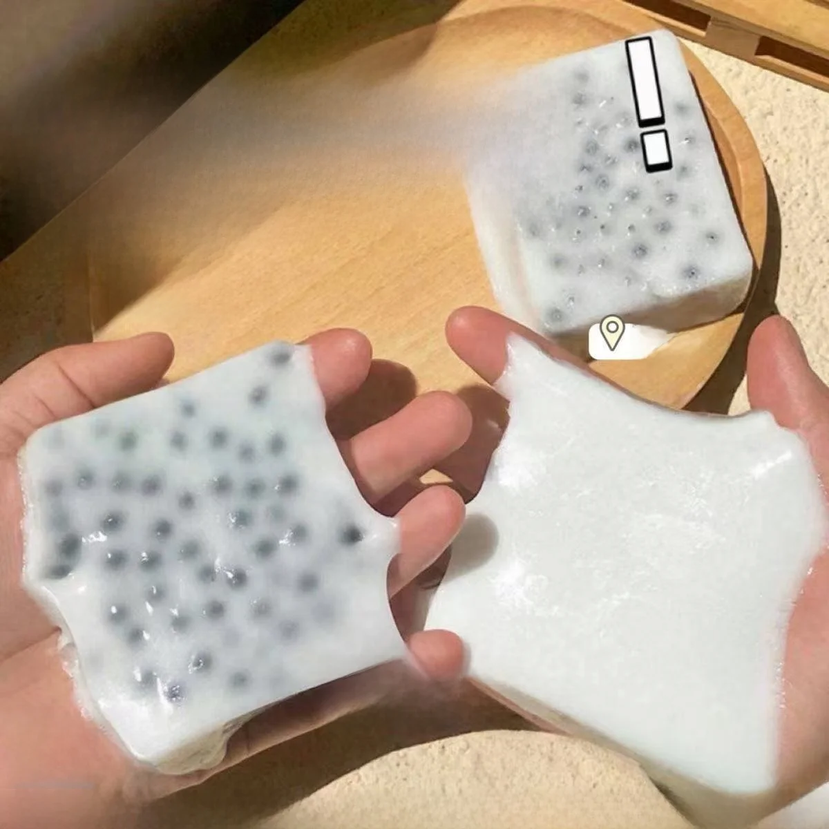 Novo taba squshy macio pegajoso engraçado squeeze brinquedo espinha bloco para crianças adultos ocd brinquedo sensorial ansiedade alívio relaxamento presente