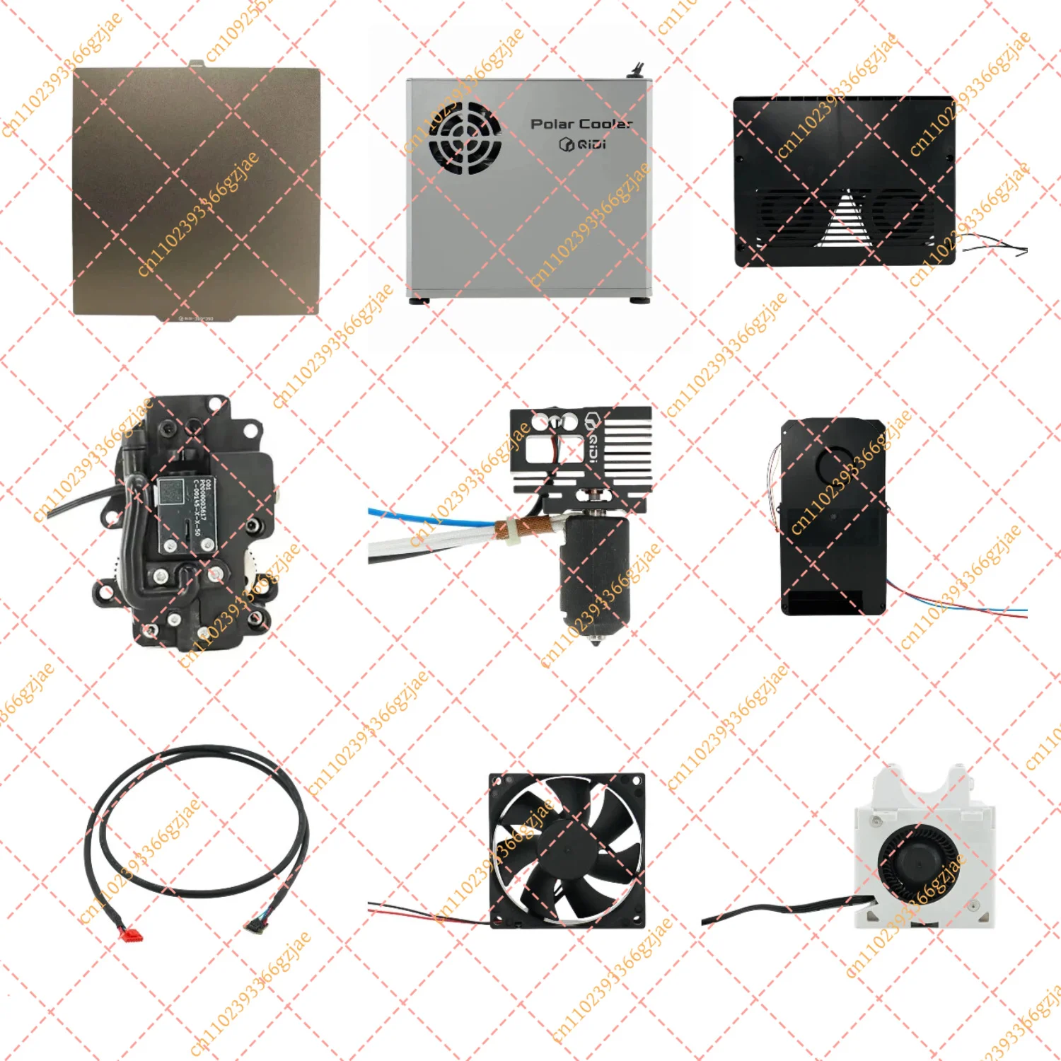 

Spare Parts for QIDI MAX4 Accessories for QIDI Tech Max 4 Hotend 3D Printer Parts