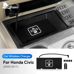 Car Wireless Charger For Honda Civic 2005 2006 2007 2008 2009 2010 2011 Car Mobile Phone Charging Fast Wirelessly 15W Board