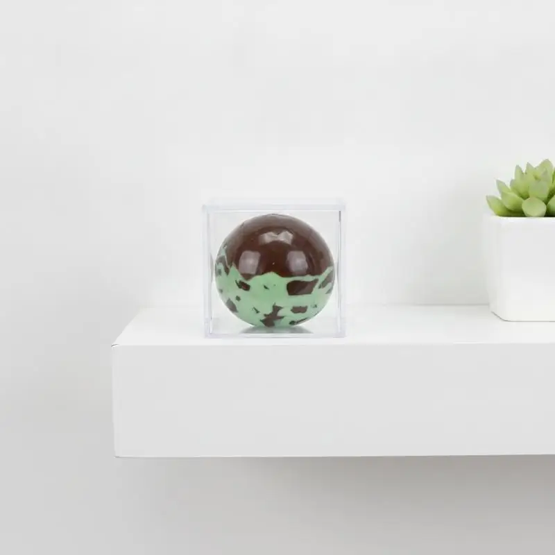 Chocolate Look Crispy Ball Decompression Toy With Soft  Texture And Crispy Sound For Stress Relief Kids Fidget Play