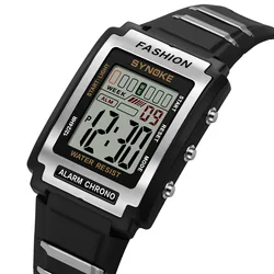 SYNOKE Fashion Military Man Watches Simple Sport Watch Men Resistant Waterproof Digital Wristwatch Alarm Clock reloj hombre