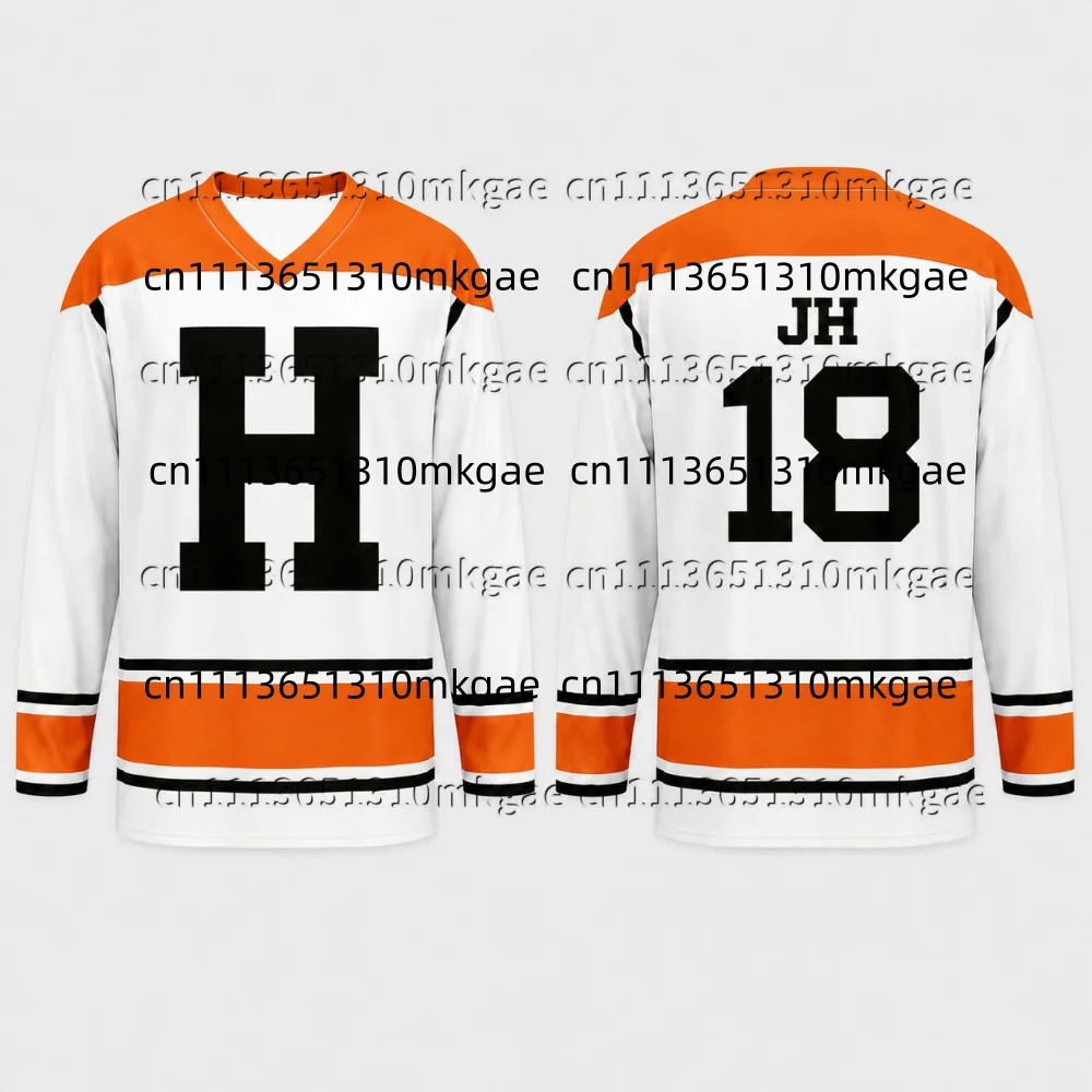 A Cover Inspired Hockey Jersey Unisex Sizes Kpop Fan Gift  ARMY Gift Fashionable Casual Long-sleeved Shirt Men's Kids Tops