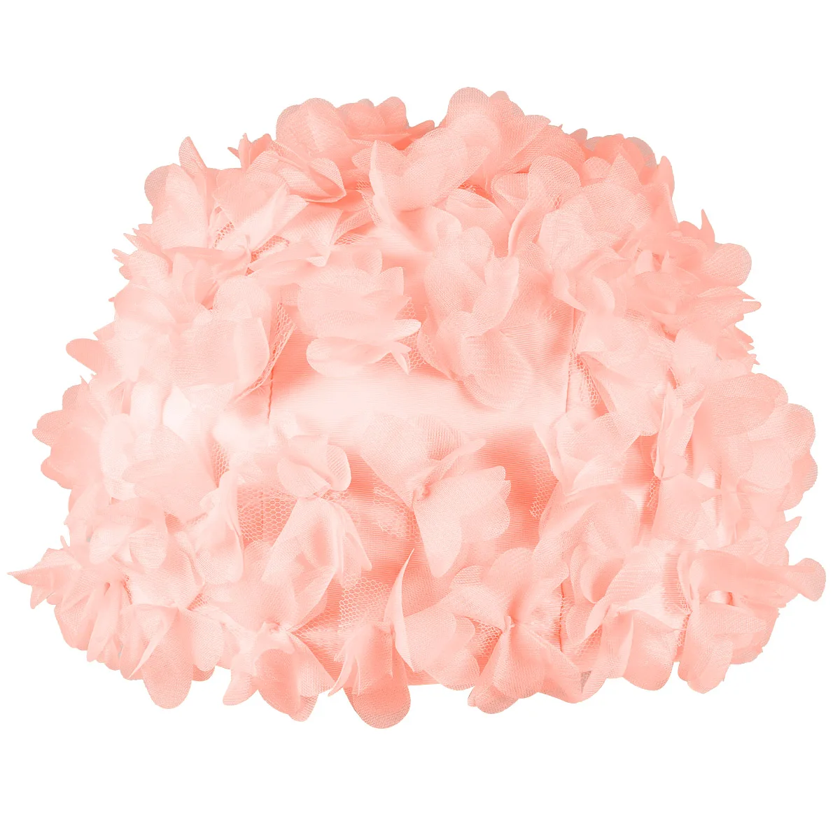 

Flower Swimming Cap Caps for Women Funny Flowery Petals Hair Long Floral Women's