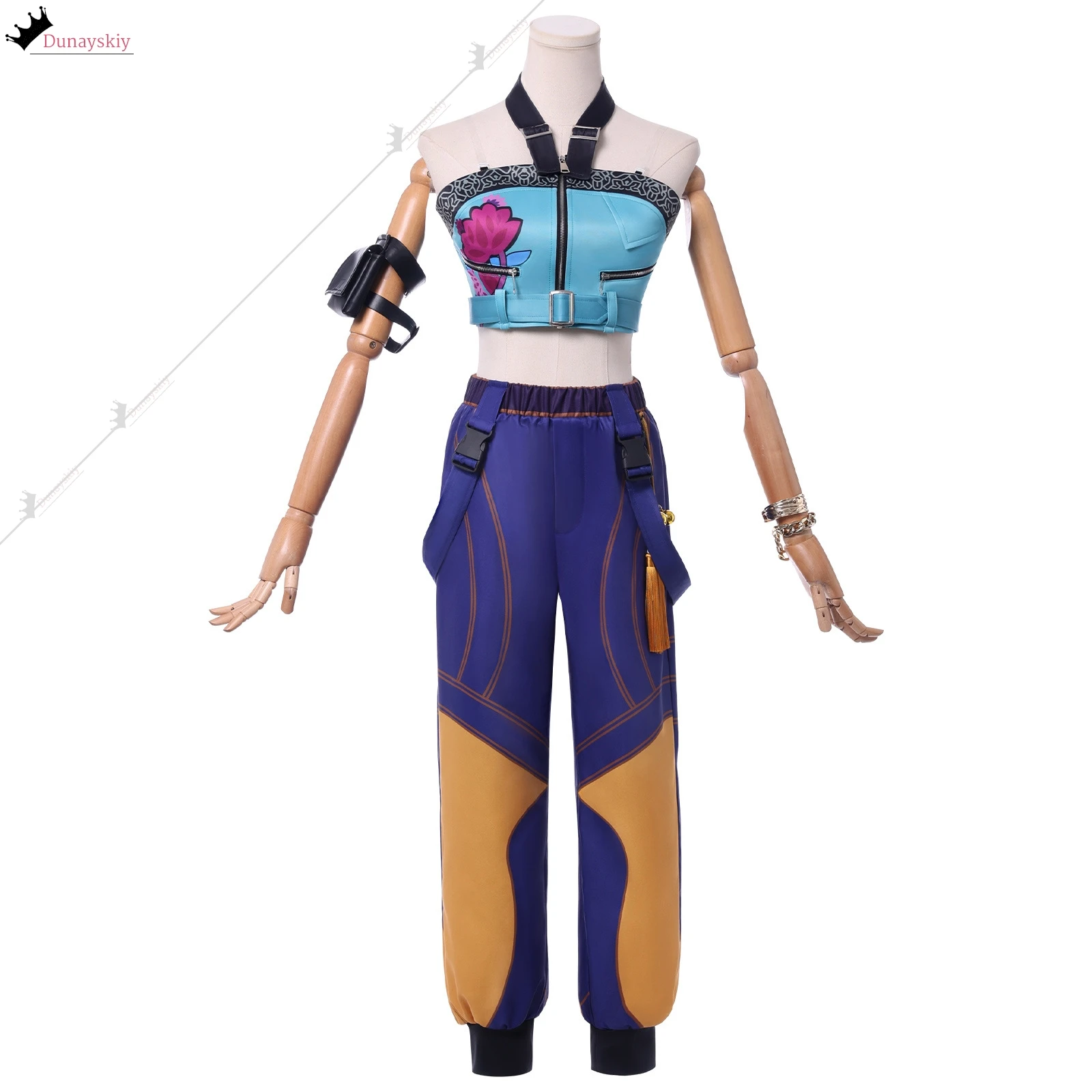 Cosplay Hunters Superstar Zoe Costume Singing on Stage Y2K Girl Group Suit Halloween Party Comic Suit for Adult Women Outfit