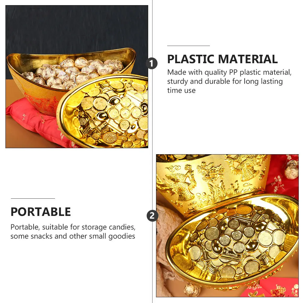 

Plastic Candy Box Wedding Party Gift Giving Delicate Appearance Quality Multi Function Storage Wedding Candy Gift Box