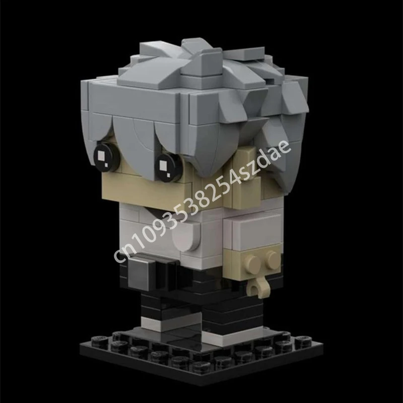 

147 шт. MOC Kaworu Nagisa Brickheadz строительные блоки логическое мышление создание пластиковые развивающие рождественские игрушки в подарок