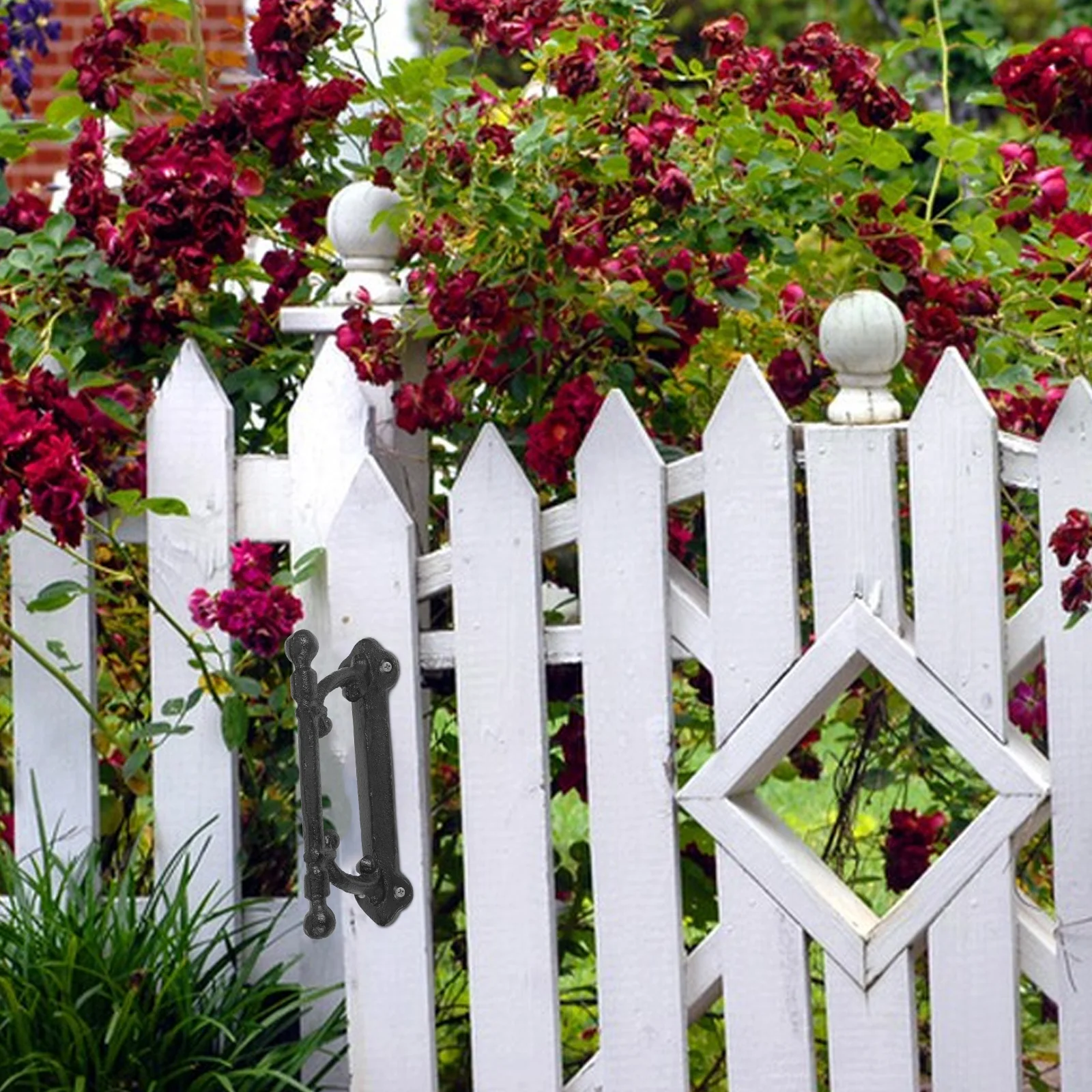 

Heavy Duty Rustic Iron Barn Door Handle Vintage Gate Pull Decorative Cabinet Drawer Pull Hardware Door Hardware