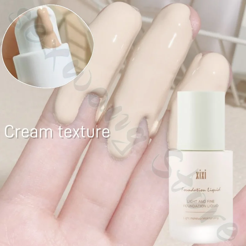 XIXI Liquid Foundation 30ml makeup powder cream delicately covers defects and spots to improve dullness and roughness
