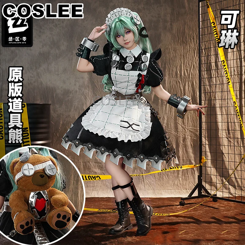 

COSLEE Zenless Zone Zero Corin Wickes Cosplay Costume Game Suit Lovely Maid Uniform Dress Halloween Party Outfit Women S-3XL New