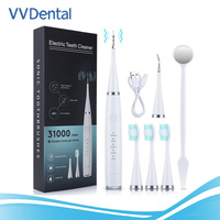 Electric Tooth Whitening Brush Frequency Sonic Teeth Cleaner Dental Scaler Toothbrush Calculus Plaque Remover Stone Remover Kit