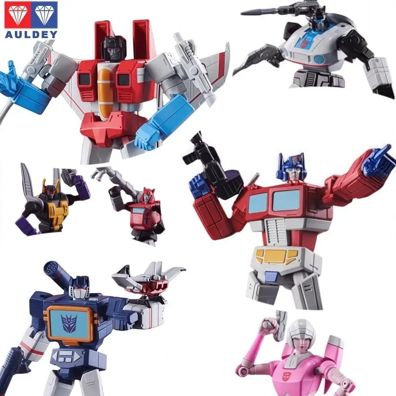Auldey Transformers AAE Series Action Figures –Optimus Prime Starscream Soundwave Jazz Arcee Thrust Cliffjumper