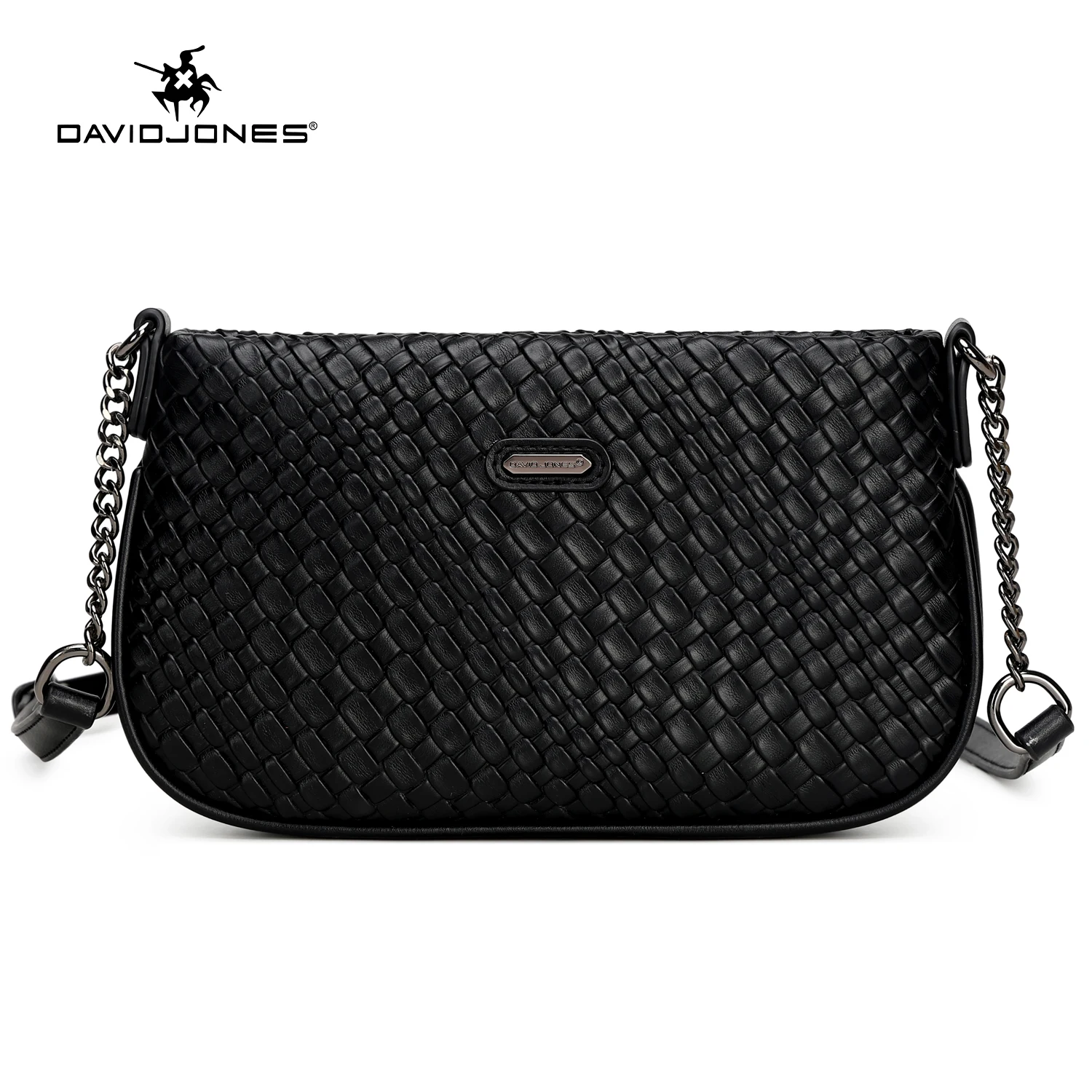 2024 New David Jones Woman Classic Lingge Crossbody Bag Ladies Solid Color Simple Handbag For Work Party Gift