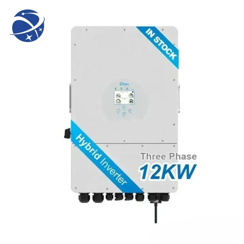 YYHC German Warehouse Deye SUN-12K-SG04LP3-EU Deye Hybrid Inverter 12kw 10kw For Roof Tile Solar System