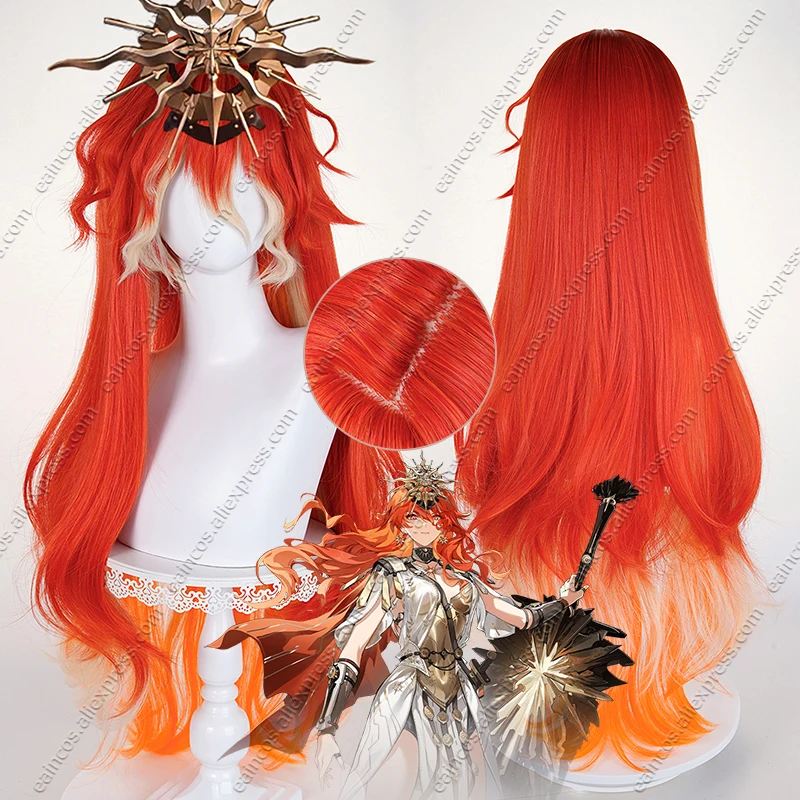 

Augusta Cosplay Wig 98cm Long Curly Heat-Resistant Synthetic Hair Halloween Party