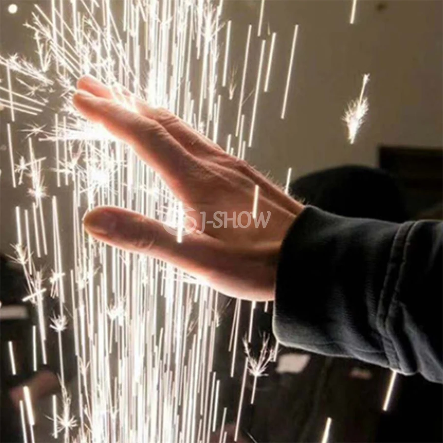 1~80 Bags Powder Cold Spark Machine Cold Sparkular Machine 200g Composite Metal Granules Dust Indoor Outdoor Stage Light Effect