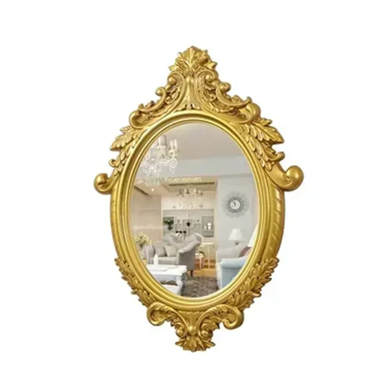 Makeup Standing Round Mirror House Antique Desk Round Halloween Mirror Funky Shower Magazine Specchi Decorativi Home Decorations