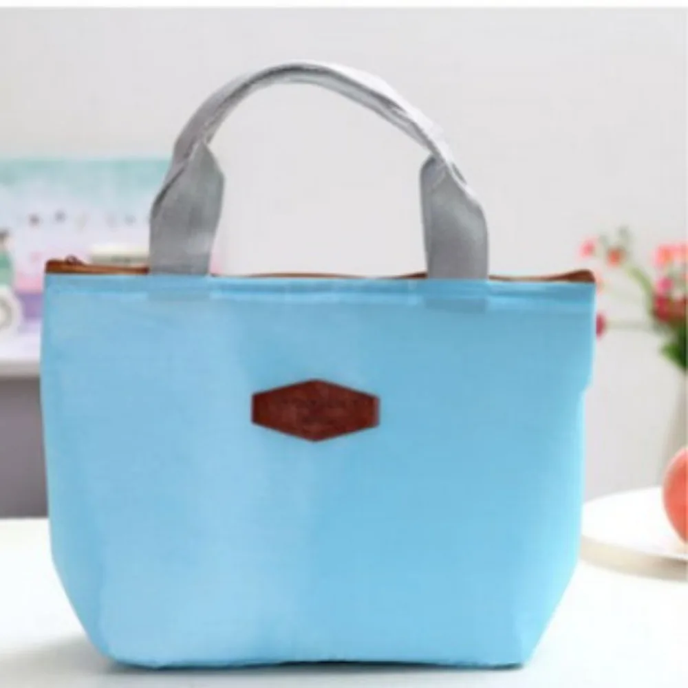 New Candy Colored Lightweight Waterproof Ice Pack Insulation Bag Picnic Bag Rice Box Storage Bag Portable Bento Bag Durable