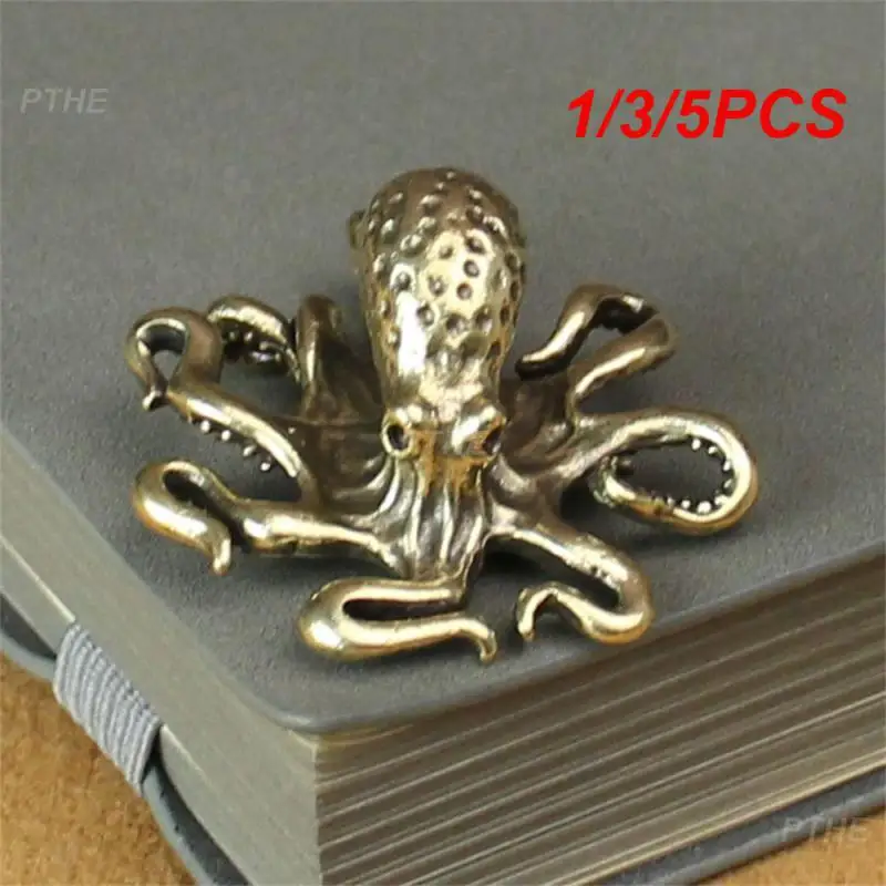 1/3/5PCS Safety Tea Pet Simple Solid Household Portable Octopus Durable Manual Tea Set Spare Parts Wear-resistant Brass Fashion