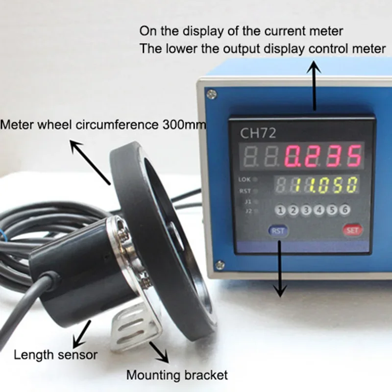 

Electronic Digital Meter Encoder Digital Length Counter Meter Wheel Roll Length Measuring Testing Equipment