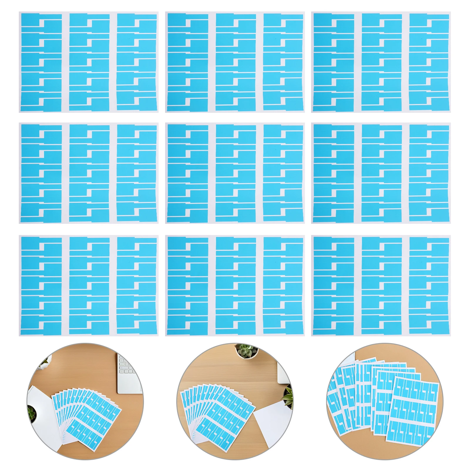 

10 Pcs Network Cable Label Sticker Tagging Adhesive Tape Labels Coloured Dot Stickers