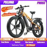 PULUMA PH003 Electric Bike 2000W 48V20AH Adult City Riding Hydraulic Brake Electric Bicycle 26-inch Tire off-road Mountain Ebike