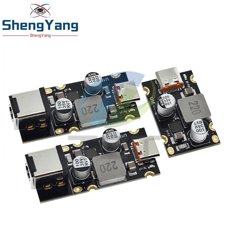 TZT QC4.0 QC3.0 Type-C USB PD65W Fast Charging Adapter Module DC8-32V 3.25A 65W Step Down Module For Huawei SCP/FCP Apple PD image 5