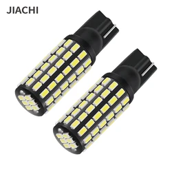 JIACHI 2PCS Super Bright T10 LED W5W Led Bulb 168 194 161 192 5W5 Clearance Reading 3014 SMD Auto Car Lamp Dc12v 24v White 6000k