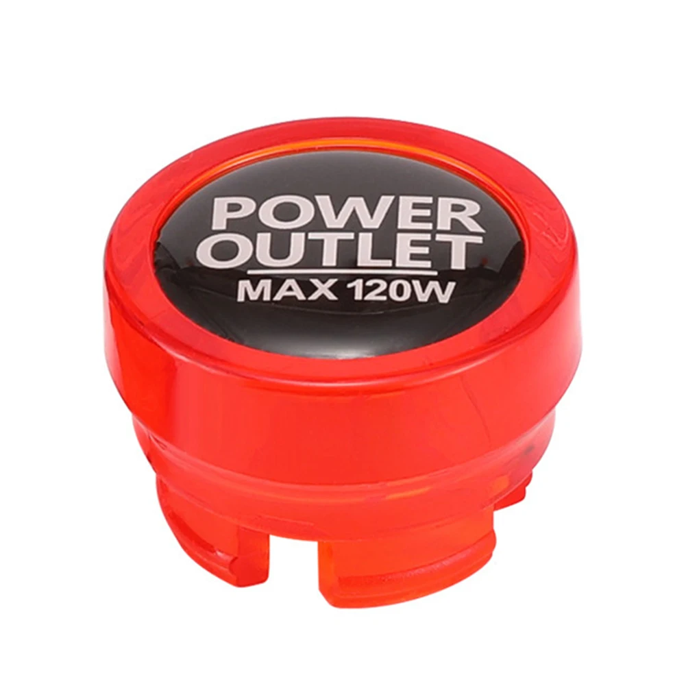 

Dust Plug Power Outlet Easy Installation Effective Protection Features High Universality Fitment Note Button Cap Red