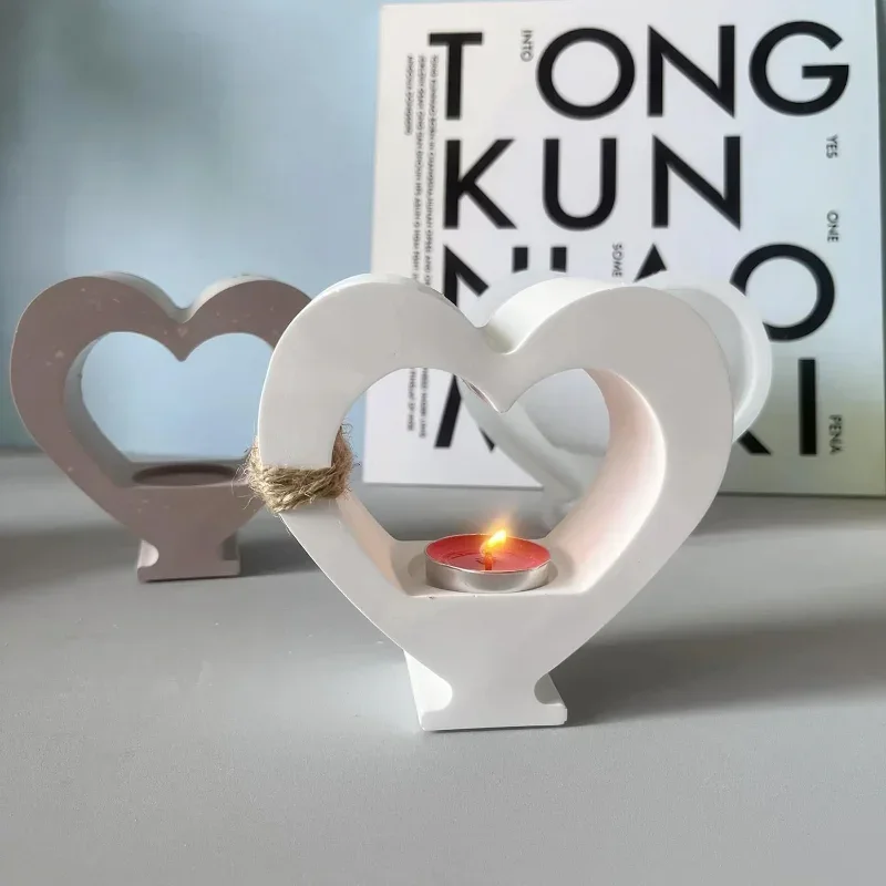 

Top Quality DIY Heart Sshaped Silicone mold Craft Decoration Mold Silicone Mold Project Wedding Home Decor Table Centerpiece