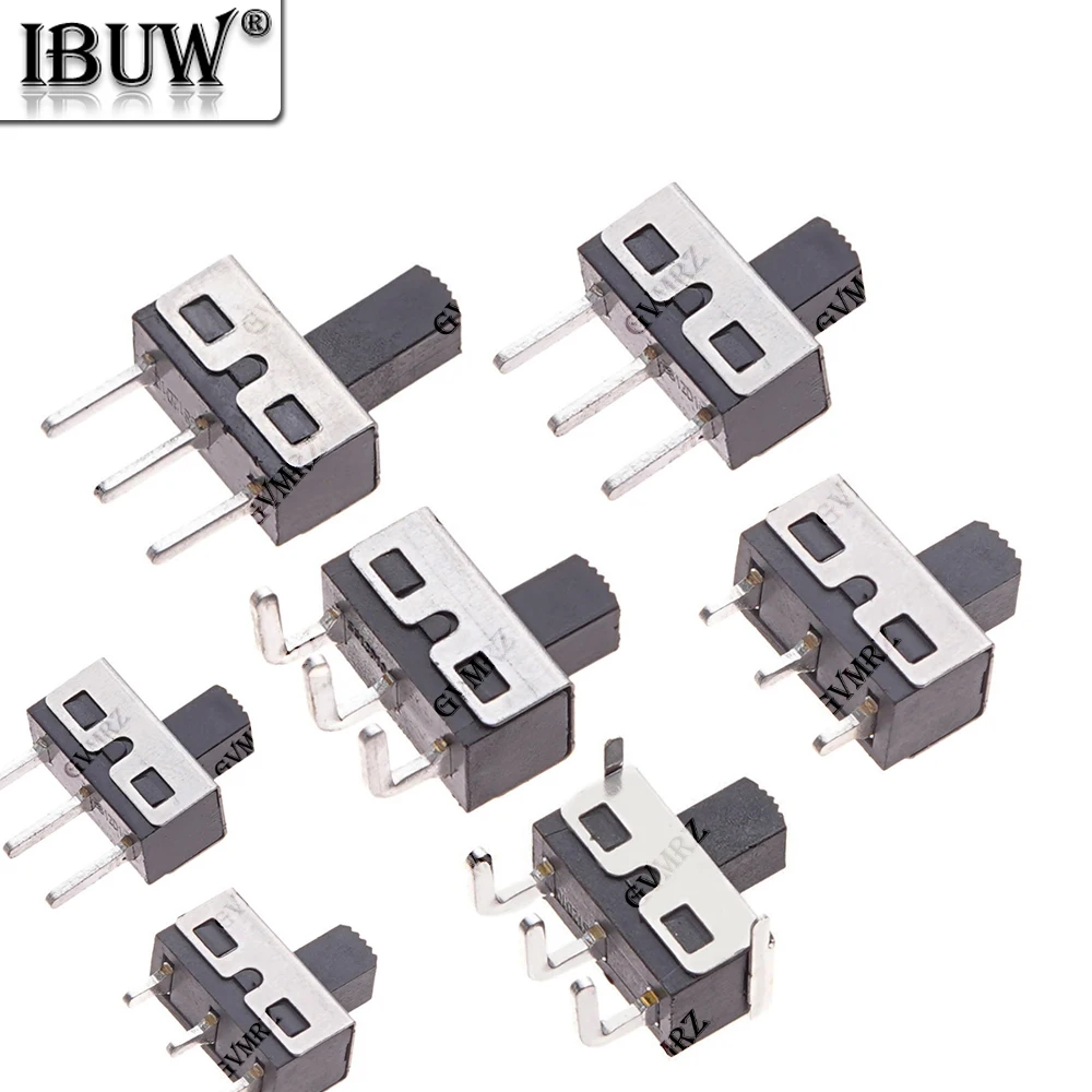 10PCS 4.7mm 3A 250V SS12D06 SS12D10 Toggle Switch 3Pins Straight Spacing Of 4.7mm SS12D10 Power Switches 3P Feet Handle High 5mm