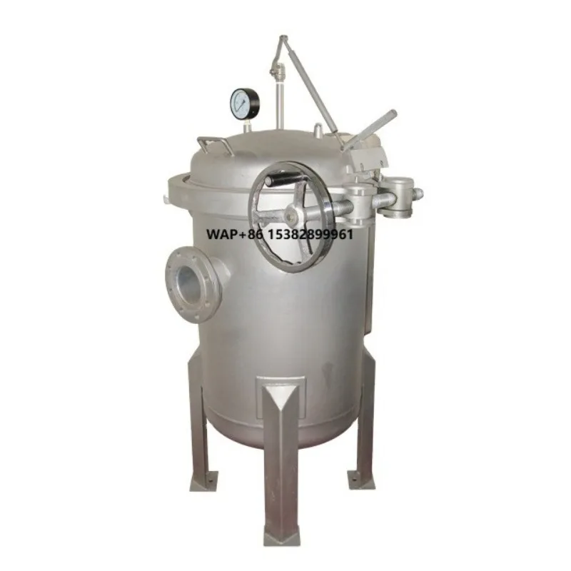 New DZ Economical Stainless Steel Multi-Bag Filter ISO9001 Certified 1m Particle Size Industrial Waste Water Filtration 70-840