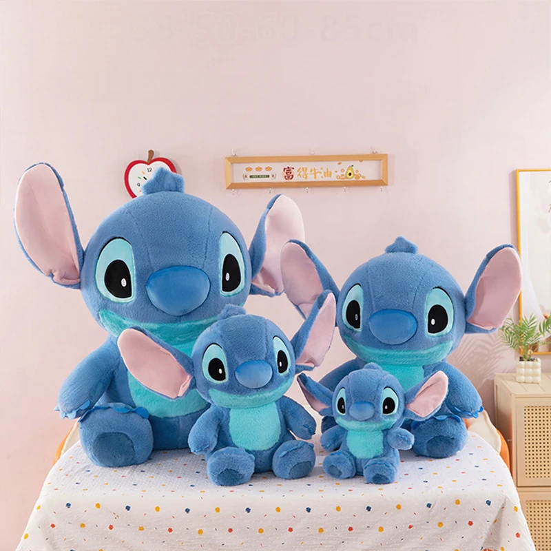 

Плюшевая игрушка Disney Stitch, серия с стоячими ушками, кукла-инопланетянин, детский подарок на день рождения, Рождественский подарок, мягкая подушка для объятий с животными для детей
