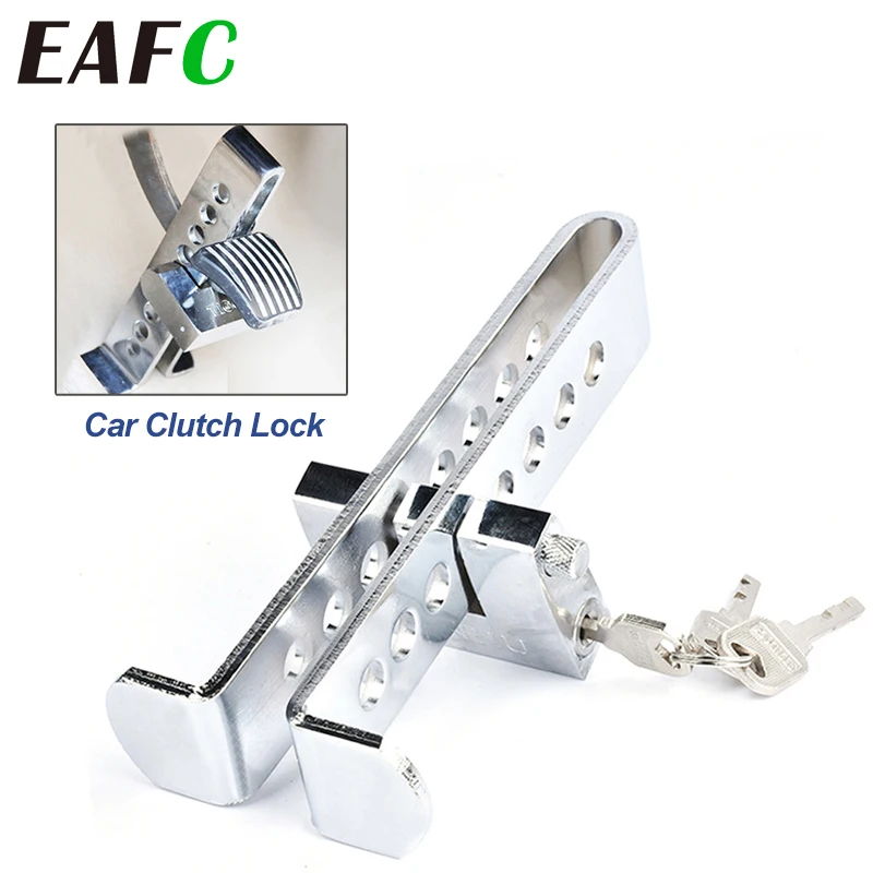 Universal Car Brake Clutch Pedal Lock Stainless Steel Isolator Throttle Accelerator Security Products Interior Auto Accessories