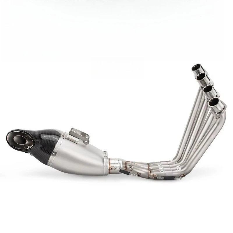For CBR650R CB650F CB650R CBR650F 2014-2024 Full System Modify Racing Line Motorcycle Exhaust Front Link Pipe SH6R14 Slip