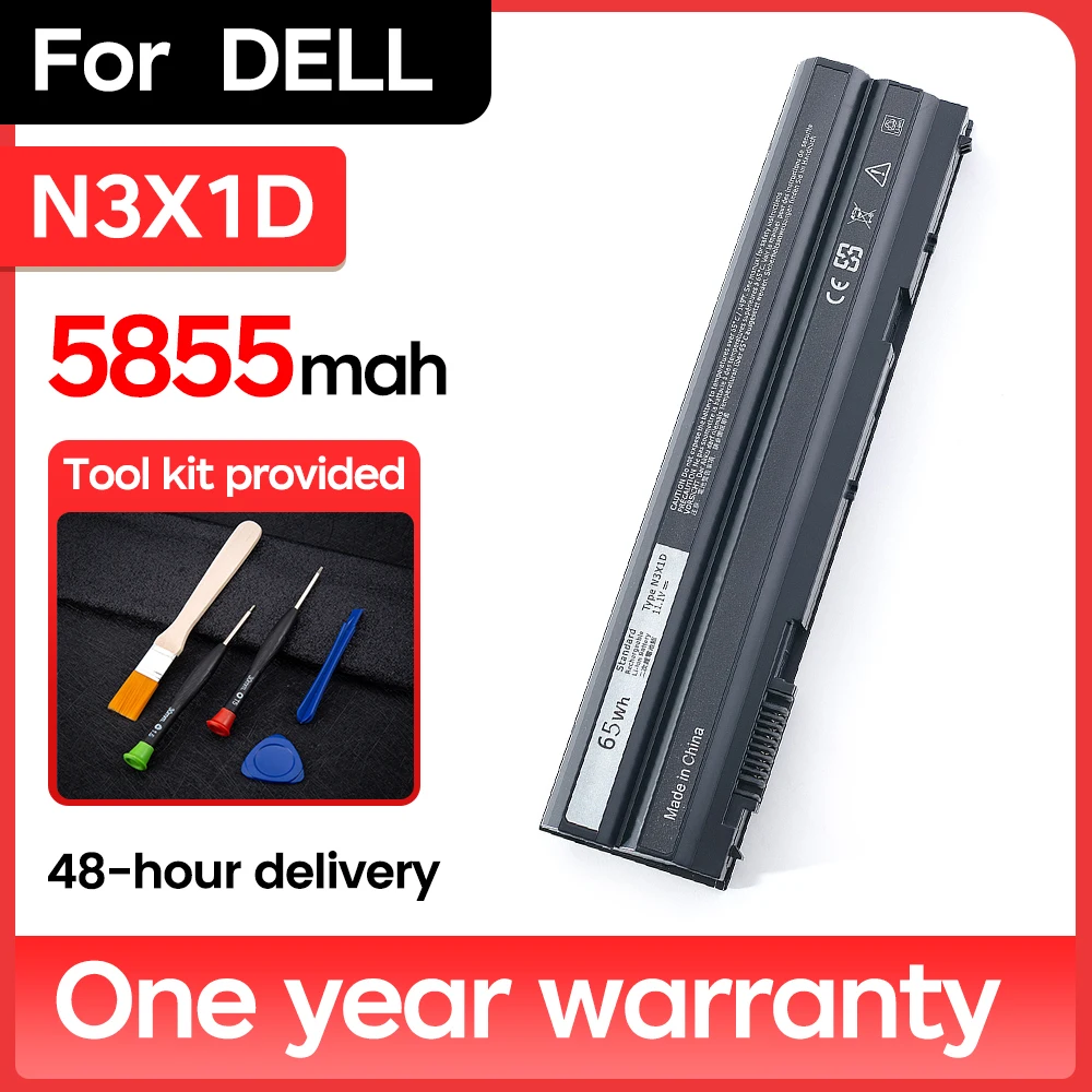 BNN New N3X1D Replacement Laptop Battery E5420 E5430 E5520 for DELL Latitude E6420 E6520 E6430 battery