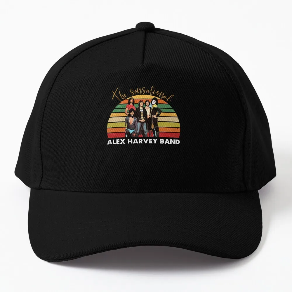 The sensational alex harvey band retro Baseball Cap black Luxury Hat Military Tactical Caps Women's Beach Hat Men's