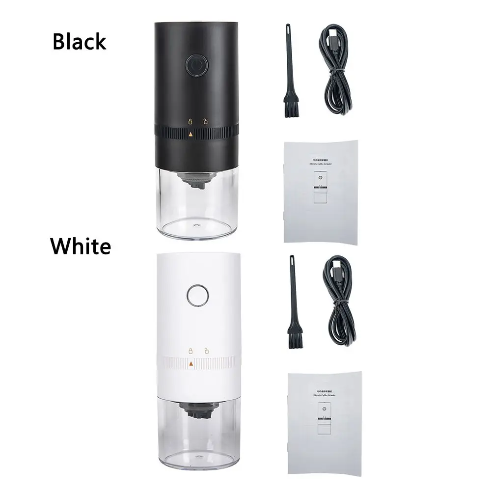 Elektrische Koffieboon Molen Usb Type-C Opladen Mini Koffieboon Mill Grinder Espresso Spice Grinder Voor Drip Koffie keuken Om