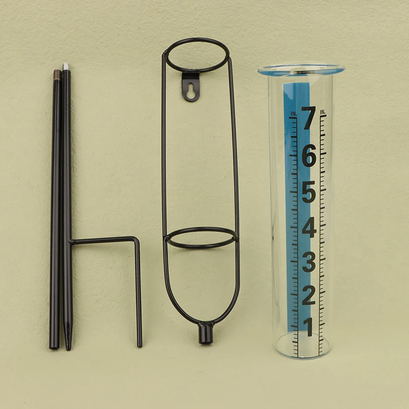 1セット ガーデン雨量計 凍結防止 雨量計 屋外 最高評価 ガーデンデッキ 芝生用 大きな数字 高さ調整可能