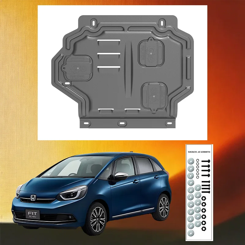 Durable Underbody Protection Engine Skid Plate For  Honda JAZZ  2021-2024 1.5L 1.3L  High Quality Engine Shield Car