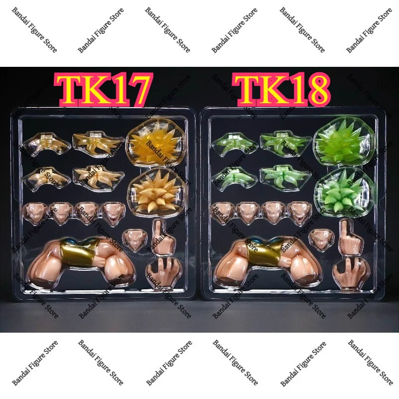 In Stock TK CUSTOM TK017 TK018 Broly Head Sculpt Set SHF Compatible Dragon Ball Z Action Figure Accessories Collection Toy Gift view 6