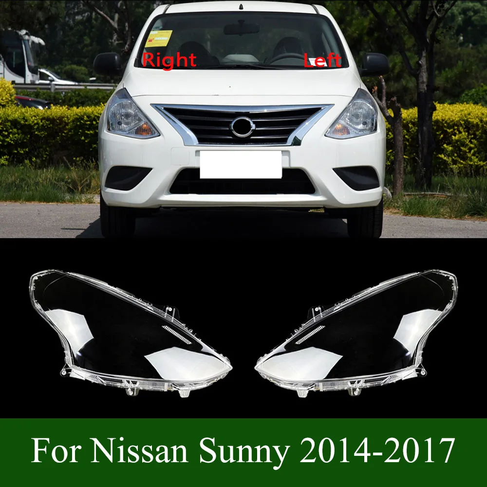 

Для Nissan Sunny 2014-2017 фара прозрачная крышка абажур корпус фары линза из плексигласа заменить оригинальный абажур