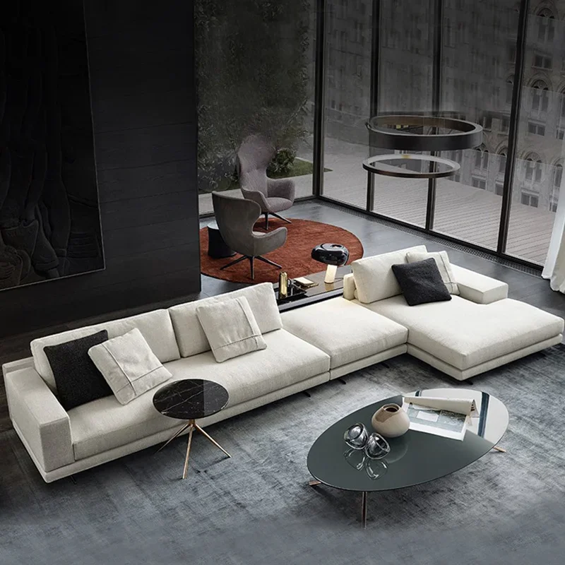Replica Minimalistic Filler Sofas Nordic Lounge Sectional Living Room Sofas Puffs Modular Lounge Divano Postmodern Furniture