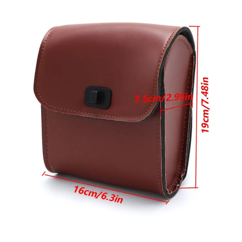 Модная сумка для горного велосипеда, винтажная водонепроницаемая сумка для мотоцикла, электрического скутера, прочная большая вместительная передняя сумка для велосипеда, велосипеда