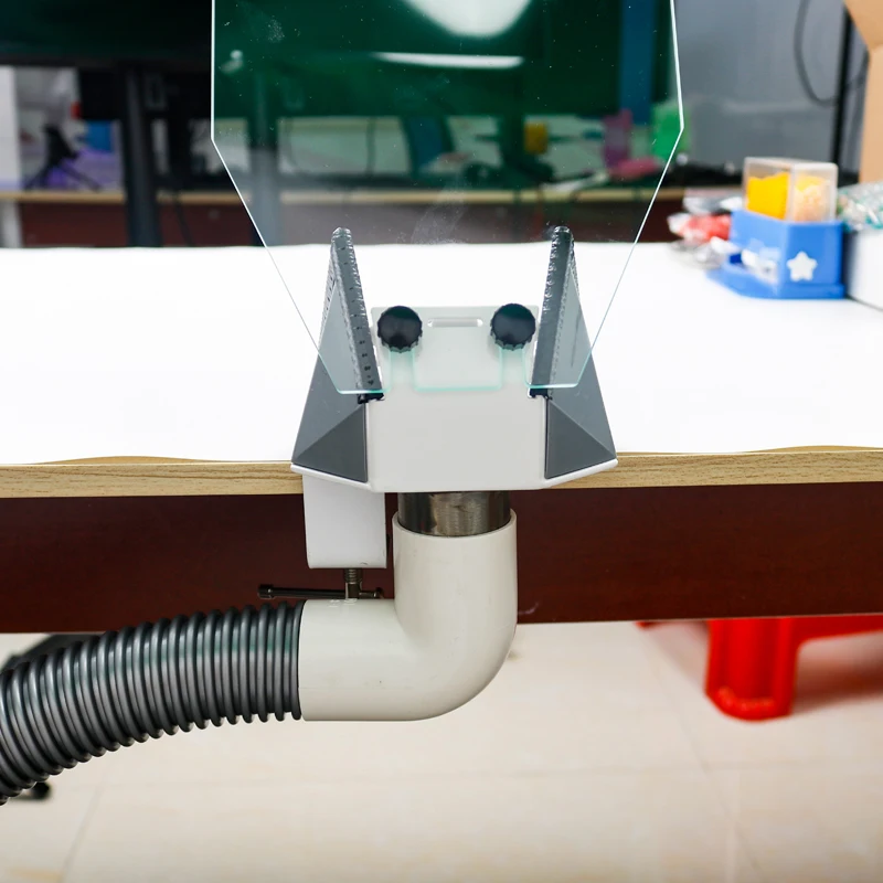 Desktop Dust Collector Suction Base Polishing Vacuum Dust Cleaner Professional Lab Equipment with Universal Connecting Pipe