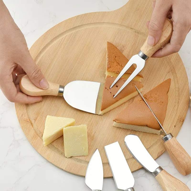 Four Piece Cheese Knife Box Stainless Steel Cheese Cheese Knife Set Cheese Knife