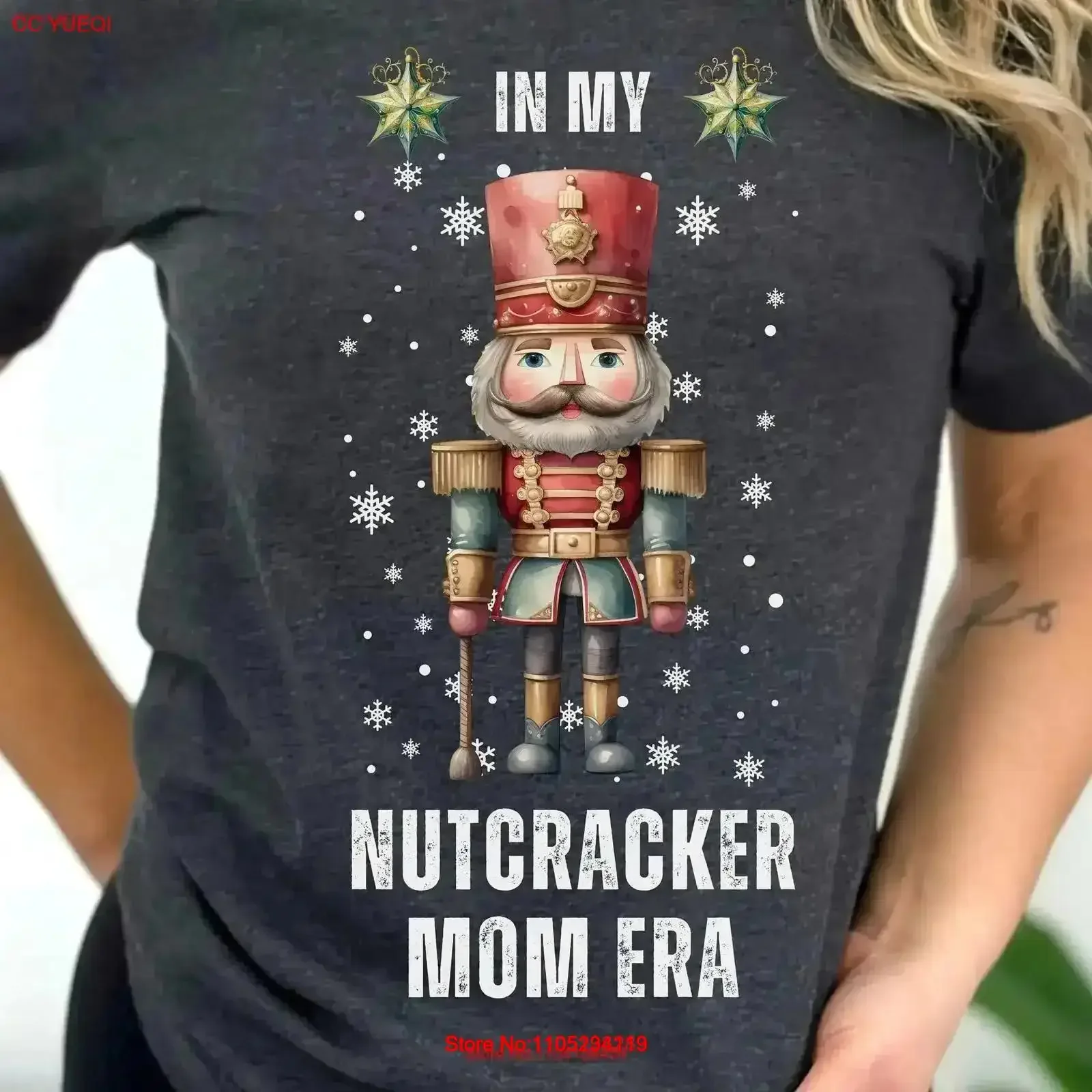 It's My Nutcracker Mom Era T Shirt Christmas For vintage Washed Stretched fashion Casual Stylish Versatile Comfortable vintage